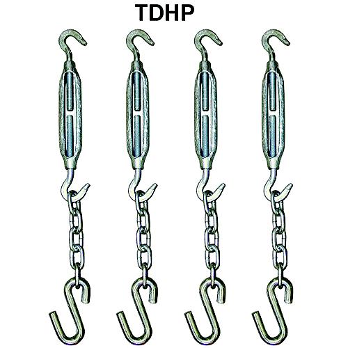 Brophy Tdhp Tie Down Hardware Package, 4/Pk - Tdhp - 138-Tdhpf1