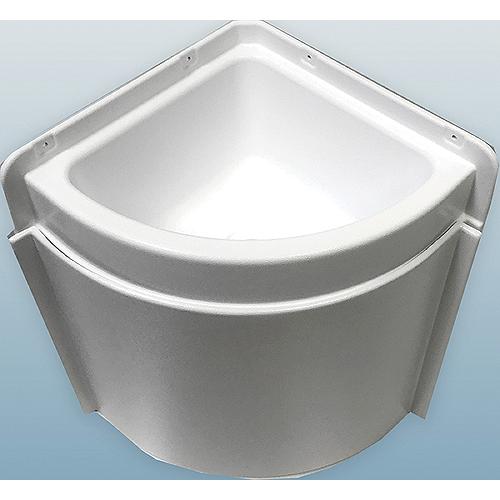 Specialy Recreation Lsc11W Lavatory Corner Sink, 11