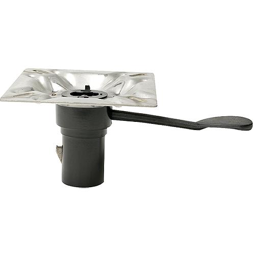 Swivleze 238 Series Seat Mount, Right Handle, 3° Angle, Stainless Steel - 238142-7 - 148-2381427F1