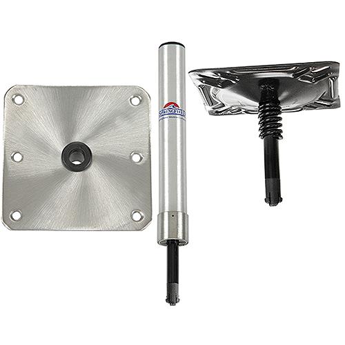 Springfield Kingpin™ Removable Pedestal System Standard Hi-Lo 3-Piece Package, Satin Finish (Includes Post, Swivel And Base) - 1615431-1 - 169-16154311F1