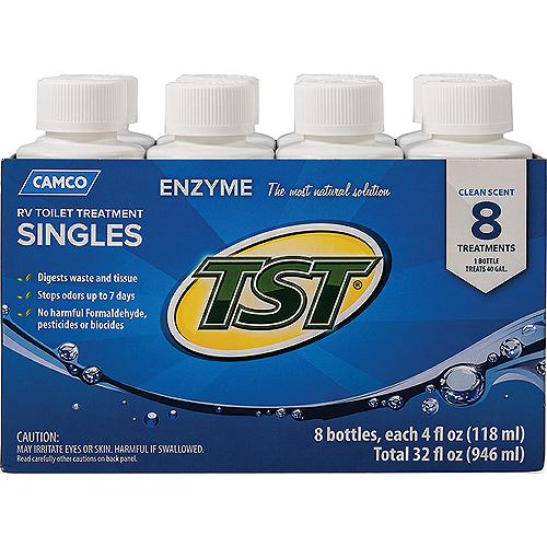 Camco Tst® Blue Enzyme Toilet Treatment, 4 Oz., 8/Pk - 41501 - 17-41501F1