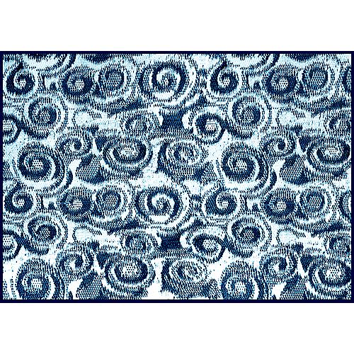 Camco 42841 Open Air Outdoor Mat 8' X 16', Blue Swirl - 42841 - 17-42841F1
