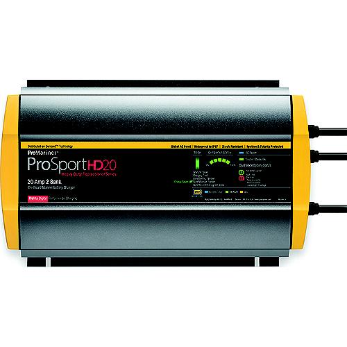 Promariner 44028 Prosporthd Series Global Batttery Charger, 20 Amps, 2 Bank - 44028 - 175-44028F1