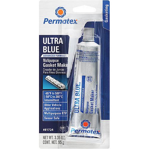 Permatex 81724 Ultra Blue® Multipurpose Rtv Silicone Gasket Maker, 3.35 Oz. - 81724 - 180-81724F1