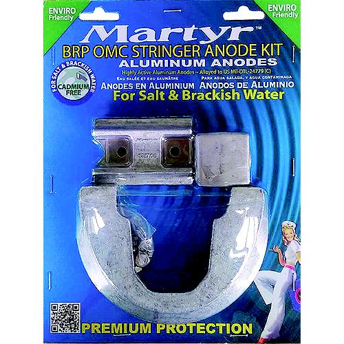 Martyr Brp Omc Stringer Mount Anode Kit, Aluminum - Cmstrgerkita - 194-Cmstrgerkitaf1