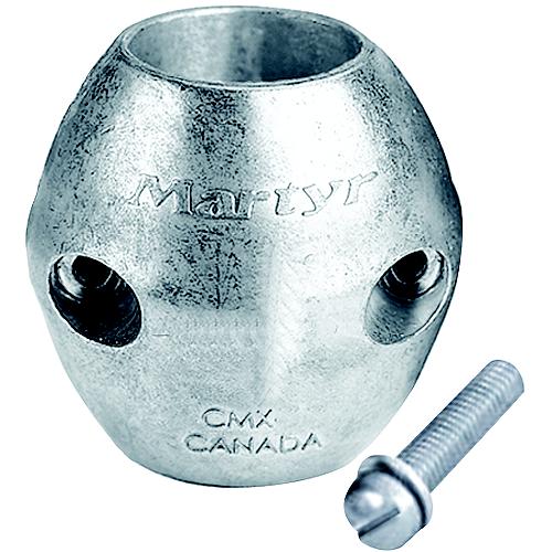 Martyr Streamlined Shaft Zinc Anode With Stainless Steel Slotted Head - Cmx04S - 194-Cmx04Sf1