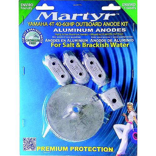 Martyr Anode Kit For Yamaha 60-90 Hp Outboards, Magnesium - Cmy6090Kitm - 194-Cmy6090Kitmf1