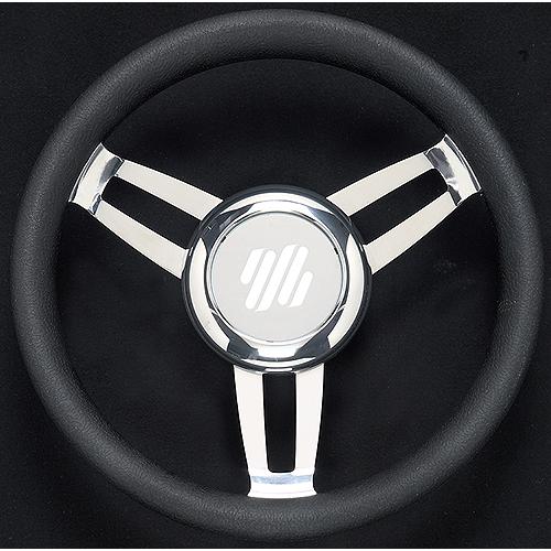 Foscari Steering Wheels, Black Vinyl Chrome - Foscari V/Ch/B - 216-Foscarivchbf1