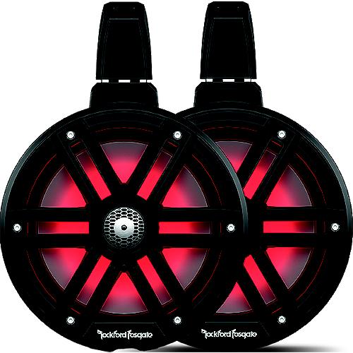 Rockford Fosgate M2Wl8B Color Optix™ 2-Way Wake Tower Can Speakers, 8