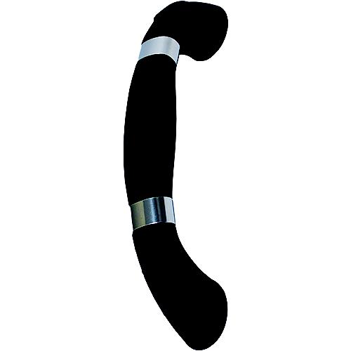 T-H Marine Ledghbssbdp Molded Grab Handle With Stainless Accent Rings & Blue Led Light, Black - Led-Ghbss-B-Dp - 232-Ledghbssbdpf1