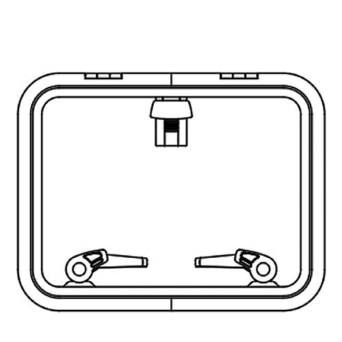 Lewmar Low Profile Rectangular Hatch, Size 50 - 39950030 - 239-39950030F1