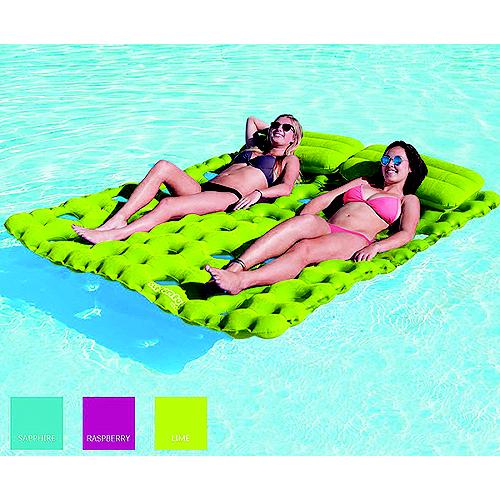 Airhead Ahsc018 Sun Comfort Pool Mattress Double, Sapphire - Ahsc018 - 253-Ahsc018F1