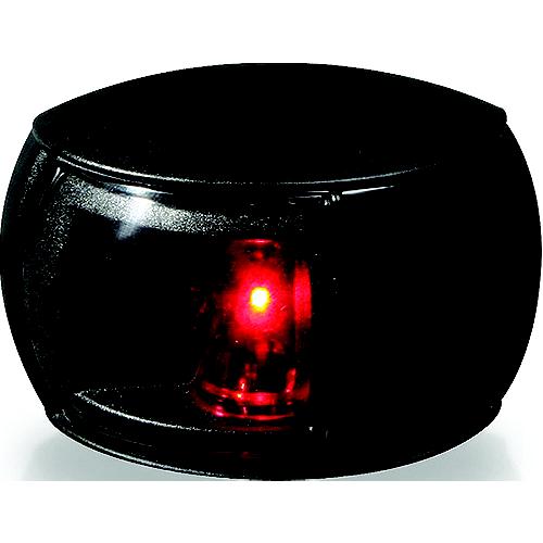 Hella 980520101 Naviled® Port (Red) Side Light Only, Black W/Clear Lens, 1 Ea. - 980520101 - 265-980520101F1