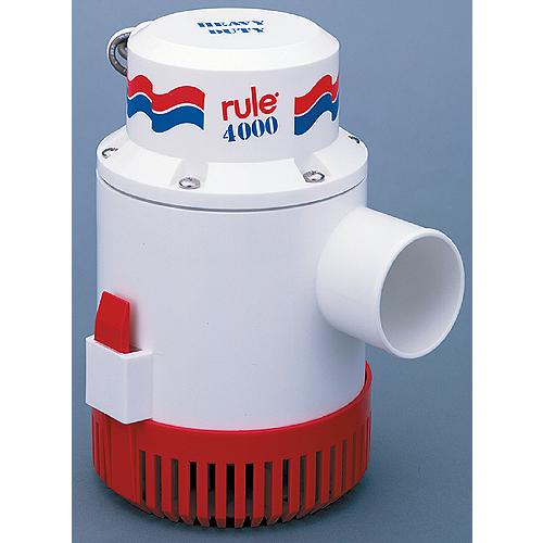 Rule 4000 Gph High Capacity Bilge Pump, 24V - 56D-24 - 29-56D24F1
