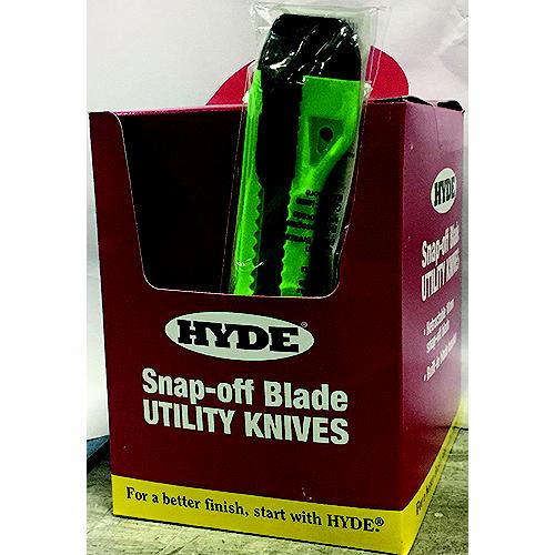 Hyde 49696 Assorted Color Snap Knife Display Bucket 9Mm 50/Pk - 49696 - 292-49696F1