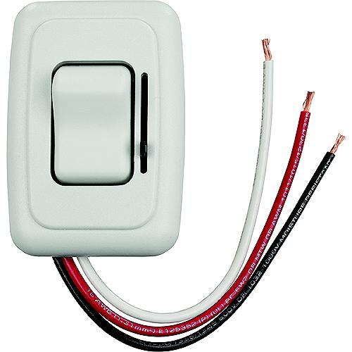 Jr Products 0512325 Led Side Slide Dimmer Switch, White - 05-12325 - 342-0512325F1