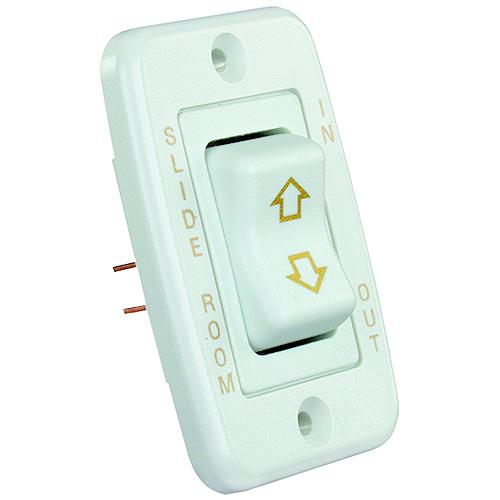 Jr Products Low Profile Rv Slide Out Switch With Bezel - 12345 - 342-12345F1