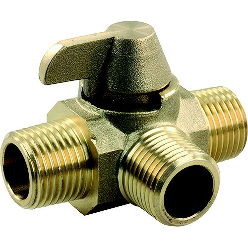 Jr Products 62255 3 Way Brass 1/2