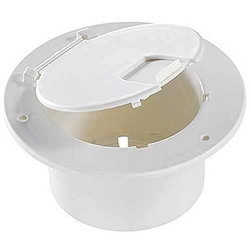 Rv Designer W/Repaceable Lid, Polar White - B110 - 350-B110F1