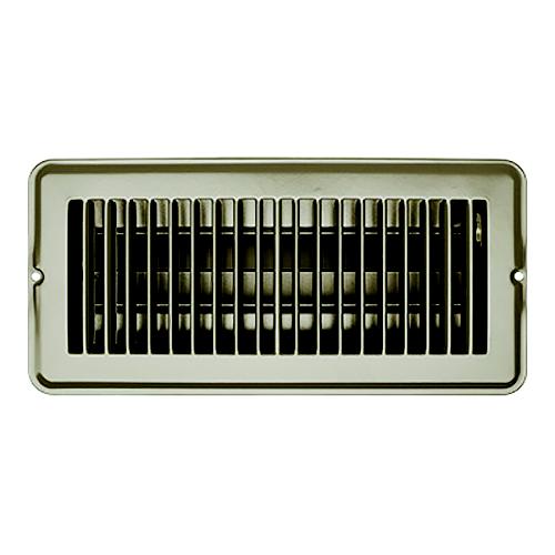 Rv Designer H874 Metal Floor Register, Dampered, Tan - H874 - 350-H874F1
