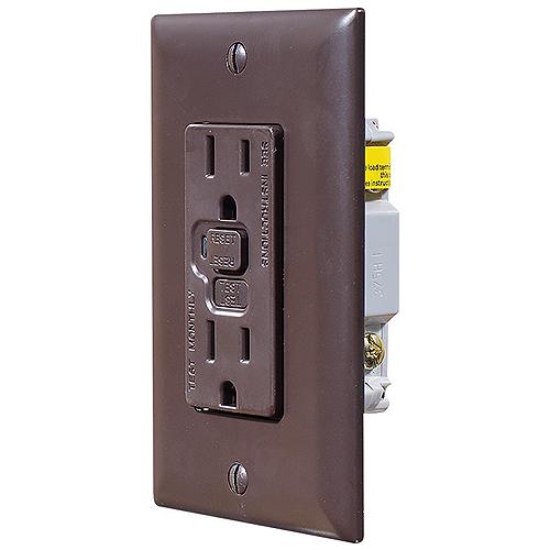 Rv Designer Ac Gfci Rv Outlet With Cover Plate - S805 - 350-S805F1