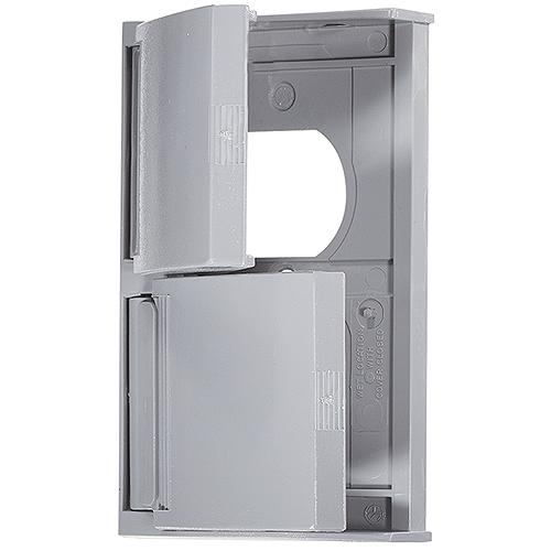 Rv Designer Weatherproof Receptacle, Gray - S901 - 350-S901F1