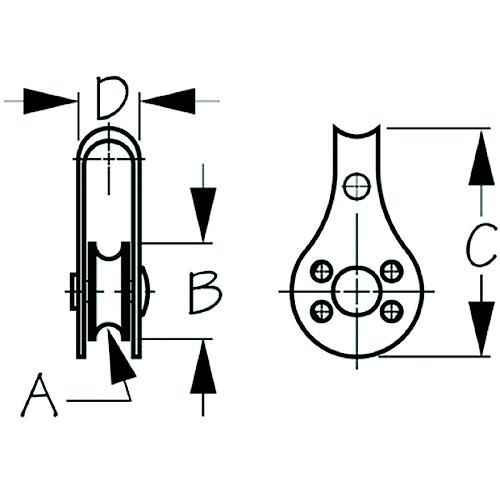 Sea-Dog 092100 Pulley - 092100-1 - 354-0921001F1