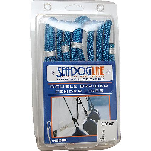 Sea Dog 302106006Nv1 Premium Double Braided Nylon Fender Line, 1/4