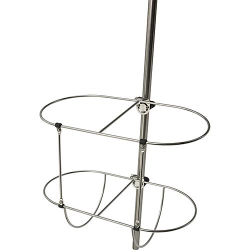 Seadog Rail Mount Dual Boat Fender Holder Storage Rack - 7/8