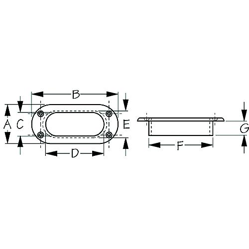 Sea-Dog 328160 Hawse Pipe - 328160-1 - 354-3281601F1