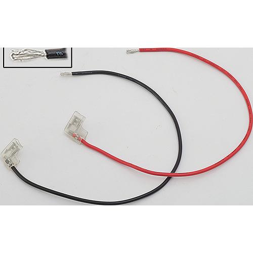 Right Angle Push-On/Male Spade Connector Leads, Pr. - 429328-1 - 354-4293281F1
