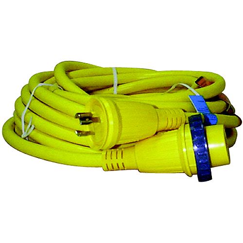 Hubbell 30A 125V Vinyl Jacketed Pre Wired Shore Power Cable Set - Hbl61Cm08 - 36-Hbl61Cm08F1