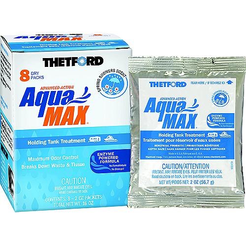 Thetford 96674 Aquamax® Holding Tank Treatment, 8-Pack 2Oz Dry Packets, Summer Cypress Sent - 96674 - 363-96674F1