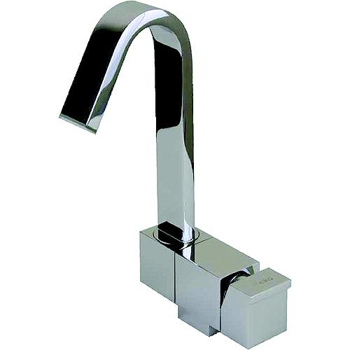 Scandvik 16000P Geometric Folding Mixer W/Swivel Spout, Chrome Brass - 16000P - 390-16000Pf1