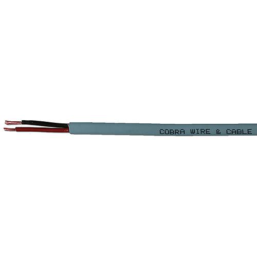 Cobra Wire B7G16B21100Ft Bare Copper Duplex Wire, 16/2, 100', Gray - B7G16B21100Ft - 446-B7G16B21100Ftf1