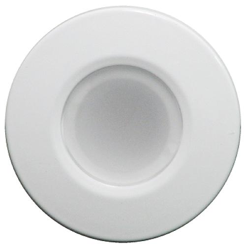 Lumitec Orbit Flush Mount Down Light, White Bezel, White/Blue/Red/Purple Light - 112520 - 451-112520F1