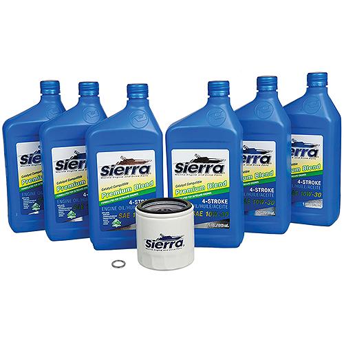 Sierra 9393 Yamaha 4 Stroke Oil Change Kit, Replaces Yamaha Lub-Mrnlg-Kt-10 - 18-9393 - 47-9393F1