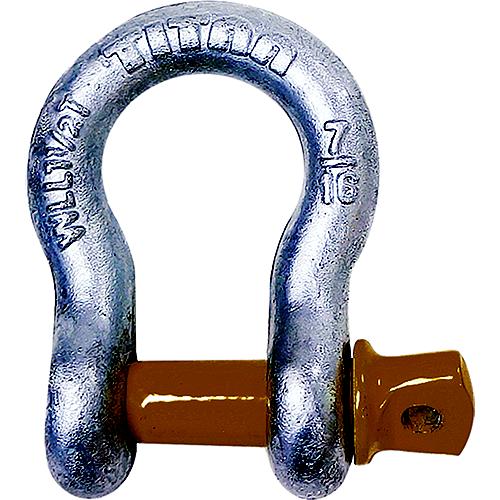 Hot Galvanized Bow Shackle, 7/8