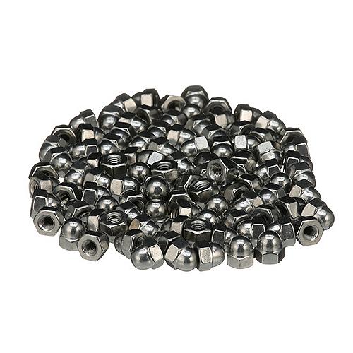 Seachoice 18-8 Stainless Steel Acorn Cap Nuts, 10-32 Size, Pack Of 100 - Rp-Sc1358 - 50-00586F1