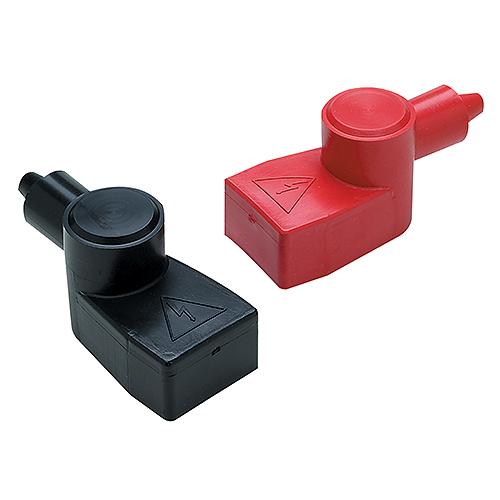 Seachoice Marine Type Battery Terminal Covers (Set Includes 1 Red And 1 Black) Fits Terminals With Wing Nut - 50-13681 - 50-13681F1