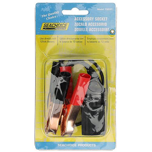 Seachoice Adapter Plug To Battery Cigarette Lighter, 12V - 15031 - 50-15031F1