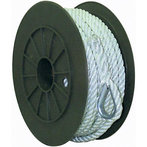 Seachoice 40783 3-Strand Twisted Nylon Anchor Line - White, 1/2