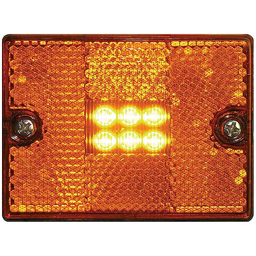 Seachoice 52891 Led Square Stud-Mount Clearance/Marker Light - Mcl36Assch - 50-52891F1
