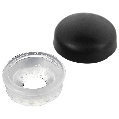 Seachoice Screw Caps, Black, Fits #10 & #12 - Rp-Mp7989Sc - 50-59899F1