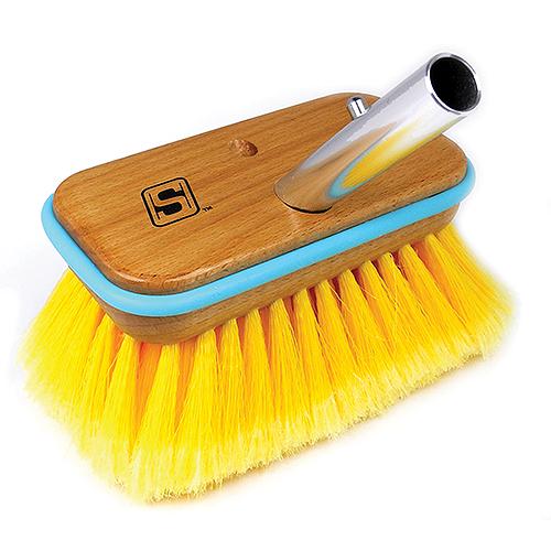 Seachoice 90551 Deck Brush With Bumper - Wood 6