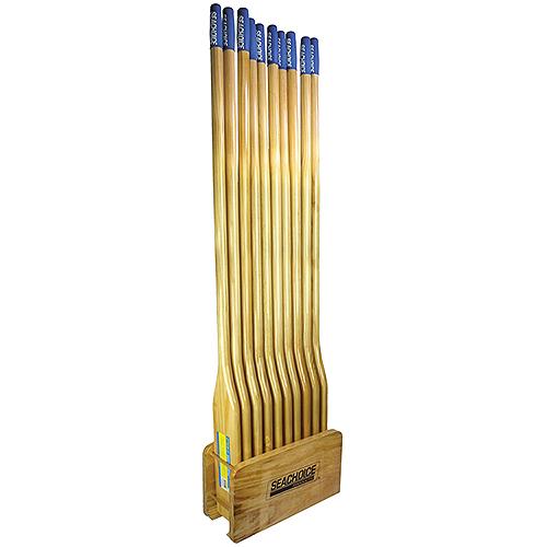 Seachoice 50-Oarrack 10-Oar Wood Rack, Natural Finish - Oarrack - 50-Oarrackf1