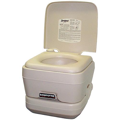 Dometic 2.5 Gallon Adult Size Sanipottie 962 Portable Toilet With Bellows Flush - 9108552675 - 51-9108552675F1