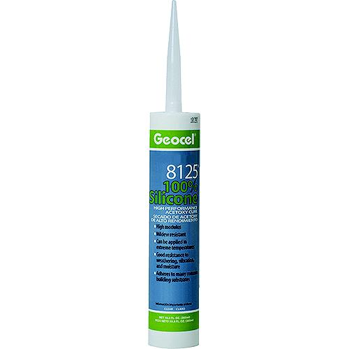 Geocel Gc68113 8125® 100% Silicone High Performance Acetoxy Cure Sealant, 10.3 Oz., Black - Gc68113 - 574-Gc68113F1