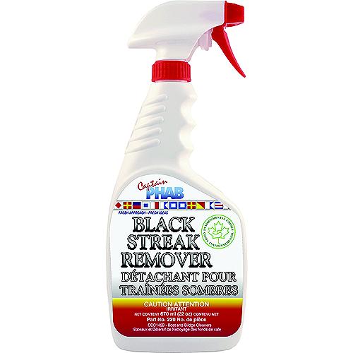 Captain Phab 220 Black Streak Remover, 710Ml, 12/Case - 220 - 583-220F1