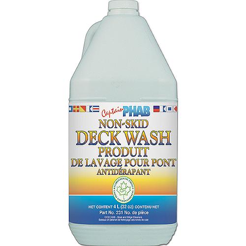 Captain Phab 231 Non-Skid Deck Wash, 4L, 4/Case - 231 - 583-231F1